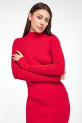 Sweter damski z półgolfem TWINSET. Swetry nierozpinane damskie Twinset Milano, l, bez wzorów, bez kołnierzyka, bez ramiączek. W wyprzedaży za 551.85 zł.