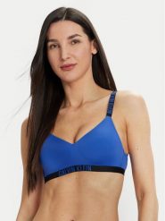 Calvin Klein Underwear Biustonosz bezfiszbinowy 000QF7659E Niebieski. Niebieskie biustonosze Calvin Klein Underwear, bez wzorów, z syntetyku. Za 119.99 zł.