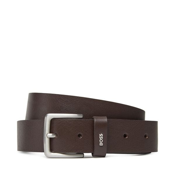 Pasek Męski BOSS. Brązowe paski męskie Boss. Za 249.99 zł.