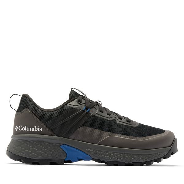 Trekkingi Columbia. Czarne buty zimowe męskie Columbia, bez wzorów, bez obcasa, bez zapięcia. Za 469.99 zł.