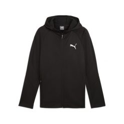 Puma Bluza Evostripe Warm Fz Dk 68170301. Czarne bluzy męskie Puma, m, bez wzorów, bez ramiączek, bez kaptura. Za 239.99 zł.