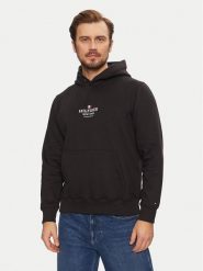 Tommy Hilfiger Bluza MW0MW39050 Czarny Regular Fit. Czarne bluzy męskie Tommy Hilfiger, m, bez wzorów, z bawełny, bez ramiączek, bez kaptura. Za 259.99 zł.