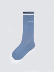 Skarpety męskie długie niebieskie Dipran 401. Niebieskie skarpety męskie BIG STAR, bez wzorów, z bawełny. Za 19.99 zł.