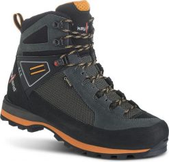 Buty trekkingowe Kayland Cross Mountain GTX szare pomarańczowe. Brązowe trekkingi męskie Kayland, na zimę, z gore-texu, bez zapięcia. Za 937.75 zł.