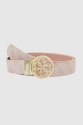 GUESS Różowy dwustronny pasek Noelle. Czerwone paski damskie Guess, z aplikacjami. W wyprzedaży za 235.99 zł.