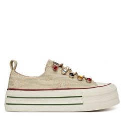 Trampki GOE. Brązowe trampki i tenisówki damskie GOE, bez wzorów, bez zapięcia. Za 289.99 zł.