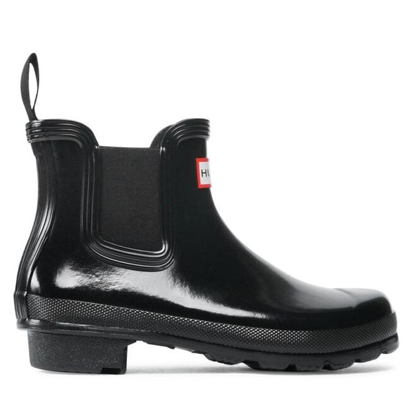 Kalosze Hunter. Czarne kalosze damskie Hunter, bez wzorów, bez zapięcia. Za 219.99 zł.