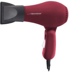 Esperanza Aurora EBH003R czerwony. Czerwone suszarki do włosów Esperanza. Za 43.90 zł.