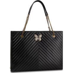 Torebka TWINSET - Shopping 192TO810A Nero 0006. Czarne shopperki damskie Twinset, bez wzorów, ze skóry ekologicznej, bez dodatków. Za 1,249.00 zł.
