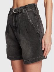 Liu Jo Szorty jeansowe UF2074 D4623 Szary Relaxed Fit. Szare szorty damskie Liu Jo, bez wzorów, z bawełny. Za 709.99 zł.
