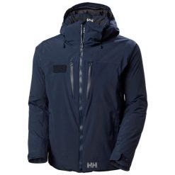Kurtka narciarska Helly Hansen Acer Ins. Niebieskie kurtki sportowe męskie Helly Hansen, na zimę, m, bez wzorów, bez kaptura, narciarskie. Za 2,299.00 zł.