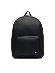 Tommy Hilfiger Plecak Th Foundation Backpack AM0AM14685 Czarny. Czarne plecaki męskie Tommy Hilfiger, bez wzorów, ze skóry. Za 529.99 zł.