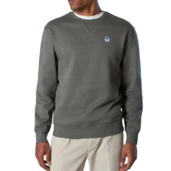 Bluza polarowa NORTH SAILS CREWNECK SWEATSHIRT Zielony. Zielone bluzy sportowe męskie North Sails, m, bez wzorów, z polaru, bez kaptura. Za 298.99 zł.