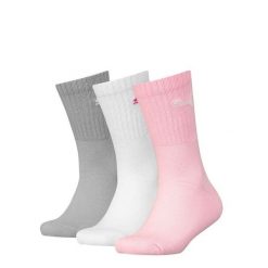 Puma Skarpety Sport Junior 3-Pack 90795805. Białe skarpetki damskie Puma, bez wzorów. Za 39.99 zł.