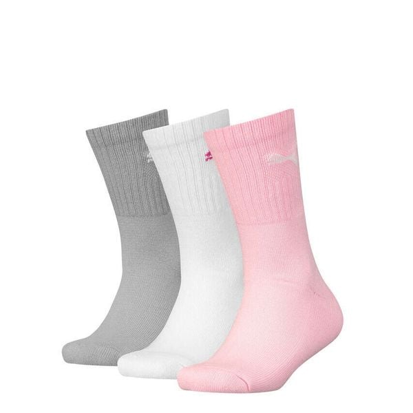 Puma Skarpety Sport Junior 3-Pack 90795805. Białe skarpetki damskie Puma, bez wzorów. Za 39.99 zł.