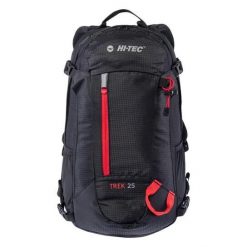 Plecak turystyczny sportowy HI-TEC TREK. Czarne plecaki męskie Hi-tec, bez wzorów, z materiału, biznesowe. Za 156.24 zł.