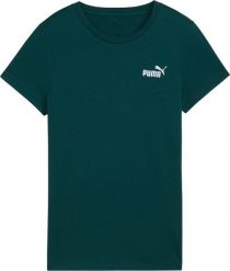 Koszulka damska Puma Ess 2 Color Small No. 1 Logo Tee (s) zielona 682373 75 M. Zielone bluzki damskie Puma, m, bez wzorów, bez kołnierzyka, bez ramiączek. Za 98.31 zł.
