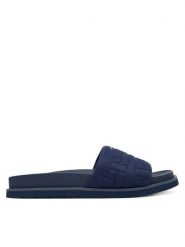Gant Klapki 32507312 Granatowy. Niebieskie klapki damskie GANT, bez wzorów, z materiału, bez obcasa, bez zapięcia. Za 329.99 zł.