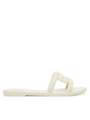 Melissa Klapki Melissa M Slide Ad 36148 Biały. Białe klapki damskie Melissa, bez wzorów, z tworzywa sztucznego, bez obcasa, bez zapięcia. Za 229.99 zł.