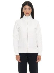 Bluza zimowa Damen ze Stehkragen und Reißverschluss, Leone 1947 Warkocz. Szare bluzy damskie LEONE 1947 APPAREL, na zimę, xl, bez wzorów, z bawełny, bez ramiączek, bez kaptura. Za 383.11 zł.