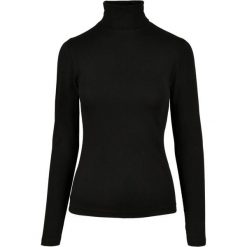 Bluzka Z Długim Rękawem Dla Pań I Panów Basic Turtle Neck. Czarne bluzki damskie Urban Classics, xl, bez wzorów, sportowe, bez kołnierzyka, bez ramiączek. Za 95.99 zł.