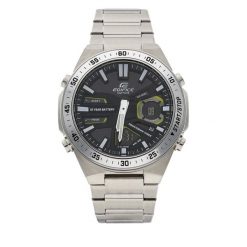 Zegarek Casio. Szare zegarki męskie Casio, bez wzorów, srebrne. Za 569.99 zł.