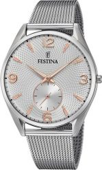 Zegarek Festina Zegarek męski Festina F6869-1 srebrny. Szare zegarki męskie Festina, bez wzorów, srebrne. Za 424.00 zł.