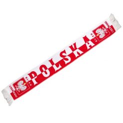 Szalik Reprezentacji Polski. Białe rękawiczki damskie PIKO SPORT, bez wzorów, z poliesteru. Za 39.99 zł.