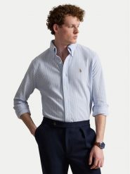 Polo Ralph Lauren Koszula 710B25852001 Niebieski jasny Regular Fit. Niebieskie koszule męskie Polo Ralph Lauren, m, bez wzorów, z bawełny, bez kołnierzyka, bez ramiączek. Za 769.99 zł.