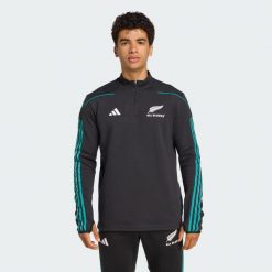Kurtka All Blacks Fleece. Czarne kurtki męskie Adidas, xl, bez wzorów, sportowe, bez kaptura. Za 329.00 zł.