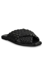 Gant Klapki Sanbrillo 26561830 Czarny. Czarne klapki damskie GANT, bez wzorów, ze skóry, bez obcasa, bez zapięcia. Za 449.99 zł.