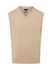 Nils Sundström Sweter z dzianiny Kobiety Bawełna beżowy, XL. Brązowe swetry nierozpinane damskie Nils Sundström, m, bez wzorów, z bawełny, eleganckie, bez kołnierzyka, bez ramiączek. Za 129.95 zł.