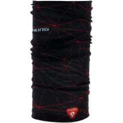 Komin wielofunkcyjny sportowy dla dorosłych Viking Primaloft. Czarne szaliki męskie Viking, bez wzorów, z materiału. Za 59.90 zł.