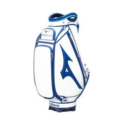 Mizuno Tour Staff Wodoodporna torba golfowa Torba na wózek Niebiesko biała. Białe torby na ramię męskie Mizuno, z materiału, na ramię. Za 4,159.63 zł.