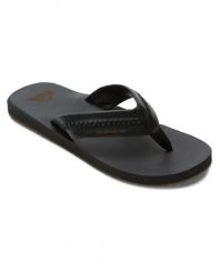 Sandały dla Mężczyzn CARVER NATURAL Czarny. Czarne sandały męskie Quiksilver, bez wzorów, z gumy, bez zapięcia. Za 319.99 zł.