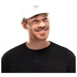 Czapka Buff 5 Panelr Solid. Białe czapki damskie Buff, na lato, bez wzorów, z elastanu. Za 139.99 zł.