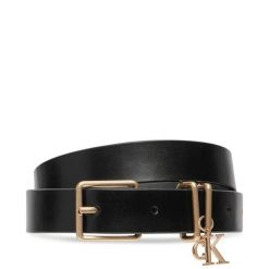 Pasek Calvin Klein. Czarne paski damskie Calvin Klein, bez wzorów. Za 249.99 zł.