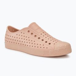 Buty Native NA-11100148 Jefferson Bloom. Czerwone buty zimowe męskie Native Shoes, bez wzorów, bez obcasa, bez zapięcia. Za 149.99 zł.
