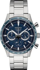 Zegarek Seiko Zegarek męski Seiko SSB445P1 srebrny. Szare zegarki męskie Seiko, bez wzorów, srebrne. Za 2,708.08 zł.