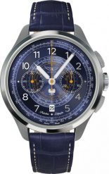Zegarek męski Aviator V.4.40.0.352.4 PL niebieski. Niebieskie zegarki męskie AVIATOR, bez wzorów. Za 14,372.55 zł.
