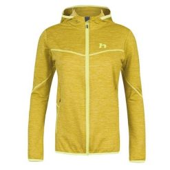 Damska bluza dresowa z kapturem Hannah Dagnys. Żółte bluzy damskie Hannah, bez wzorów, z dresówki, sportowe, bez ramiączek, z kapturem. Za 400.85 zł.