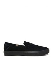 DC Shoes Tenisówki EO-LEA-ZL-D107 Czarny. Czarne trampki męskie DC Shoes, bez wzorów, ze skóry, bez zapięcia. Za 279.99 zł.