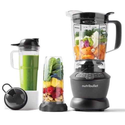 Blender stołowy NutriBullet NBF500DG 1,9L 1200W Srebrny. Szare blendery Nutribullet. Za 648.99 zł.