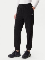 The North Face Spodnie dresowe Glacier NF0A8DQR Czarny Regular Fit. Czarne spodnie dresowe damskie The North Face, bez wzorów, z dresówki. Za 299.99 zł.