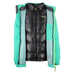 Kurtka narciarska 3 w 1 damska z odwracalnym designem Peak Mountain Acixi. Zielone kurtki sportowe damskie Peak Mountain, na zimę, s, bez wzorów, z puchu, bez ramiączek, bez kaptura, narciarskie. W wyprzedaży za 435.50 zł.