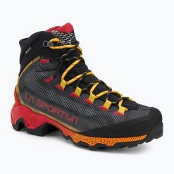Buty trekkingowe męskie La Sportiva Aequilibrium Hike GTX. Czarne trekkingi męskie La Sportiva, bez zapięcia. Za 1,259.00 zł.