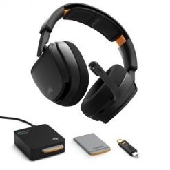 Glorious Gaming GHS Wireless InfinitePlay Zestaw słuchawkowy Bezprzewodowy Opaska na głowę Bluetooth Podstawka do ładowania Czarny. Czarne słuchawki bezprzewodowe Glorious. Za 1,351.99 zł.