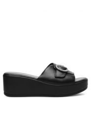 Lasocki Klapki ARC-3030-19 Czarny. Czarne klapki damskie Lasocki, bez wzorów, ze skóry, bez obcasa, bez zapięcia. Za 159.99 zł.