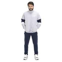 Męski dres Academy. Niebieskie komplety dresowe męskie LEONE 1947 APPAREL, m, bez wzorów, z dresówki. Za 467.31 zł.