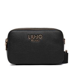 Torebka Liu Jo. Czarne listonoszki damskie Liu Jo, bez wzorów, bez dodatków. Za 429.99 zł.